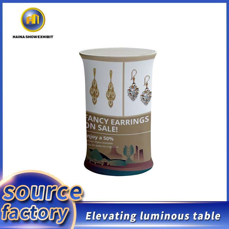Folding table promotion, circular display, advertising displ