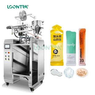 定制LC 机单列膏体条包机 200条状液体包装 机背封袋液体灌装