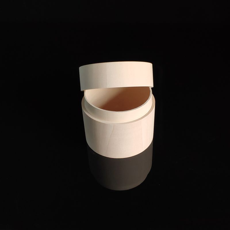 木制品大漆木胎生漆椴木胎漆艺木胚漆画烙画DIY漆器白胚胎 茶叶罐