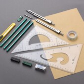 O英雄博士升级绘图包制图工具建筑械制图仪器圆规装 测量
