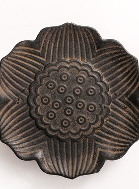 茶盘家用仿古中式小型茶台功夫茶具壶承复古托盘座