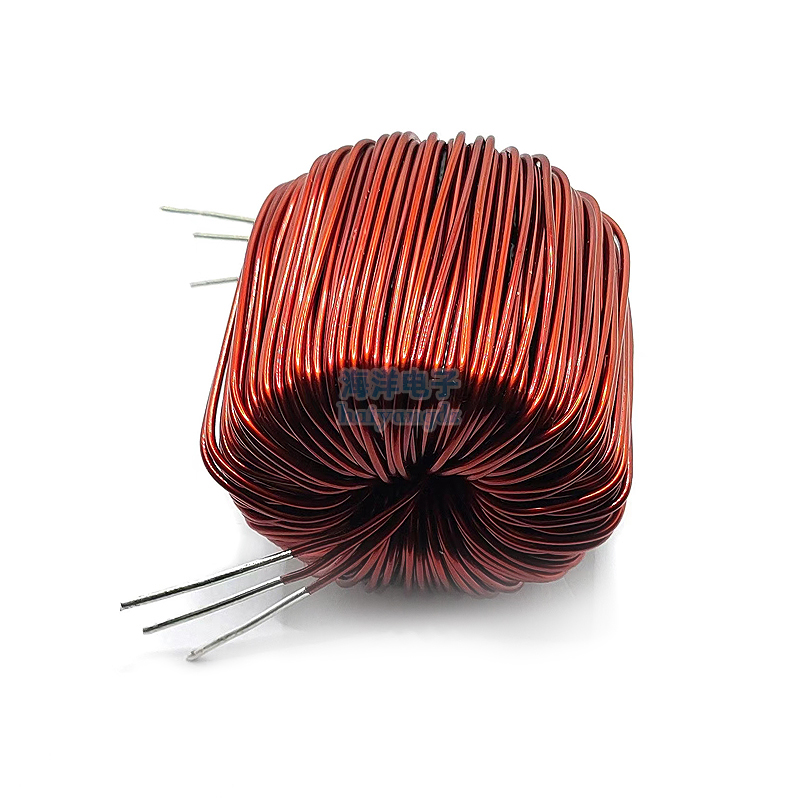 57MM铁硅铝 三环铁硅铝电感  1MH 2MH 3根线并绕 大电流电感 50A