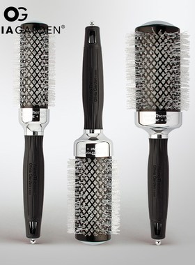 olivi grden卷发梳内扣蓬松造型女士头发家用离子滚梳