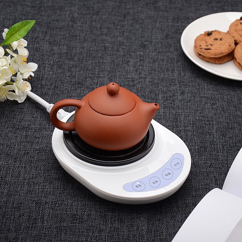 加热杯垫100度可烧水保温底座触控暖杯垫三档控温办公室茶杯垫