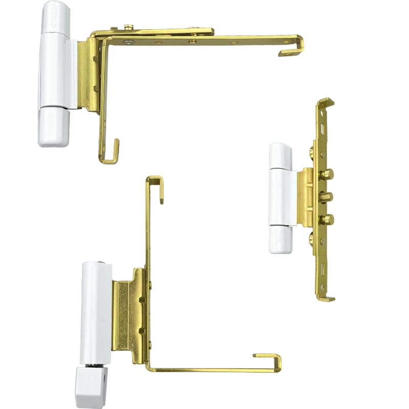 春光老式隐藏塑钢门窗角部铰链平窗户合页内外门活叶