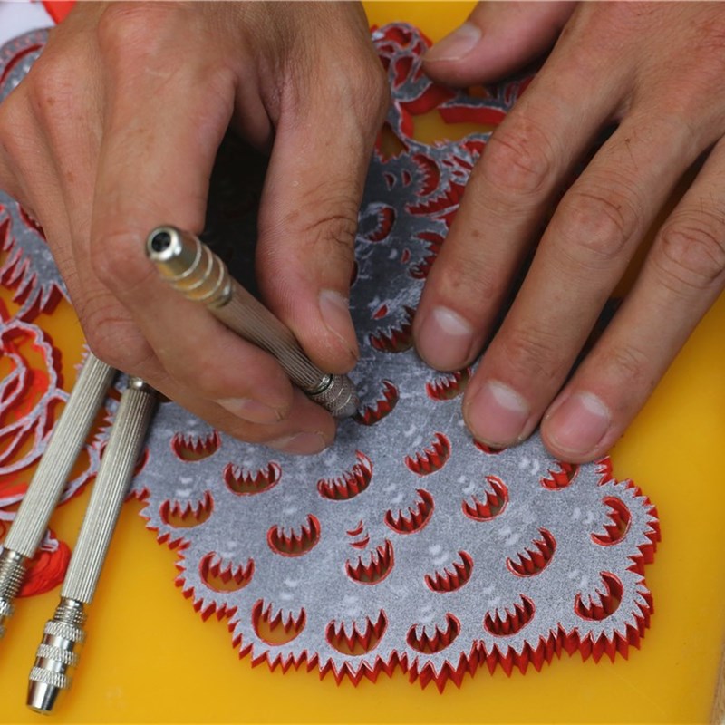 刻刀刀片手工刻纸白钢刀条锋利耐磨金属刀柄手感好配合蜡盘板使用