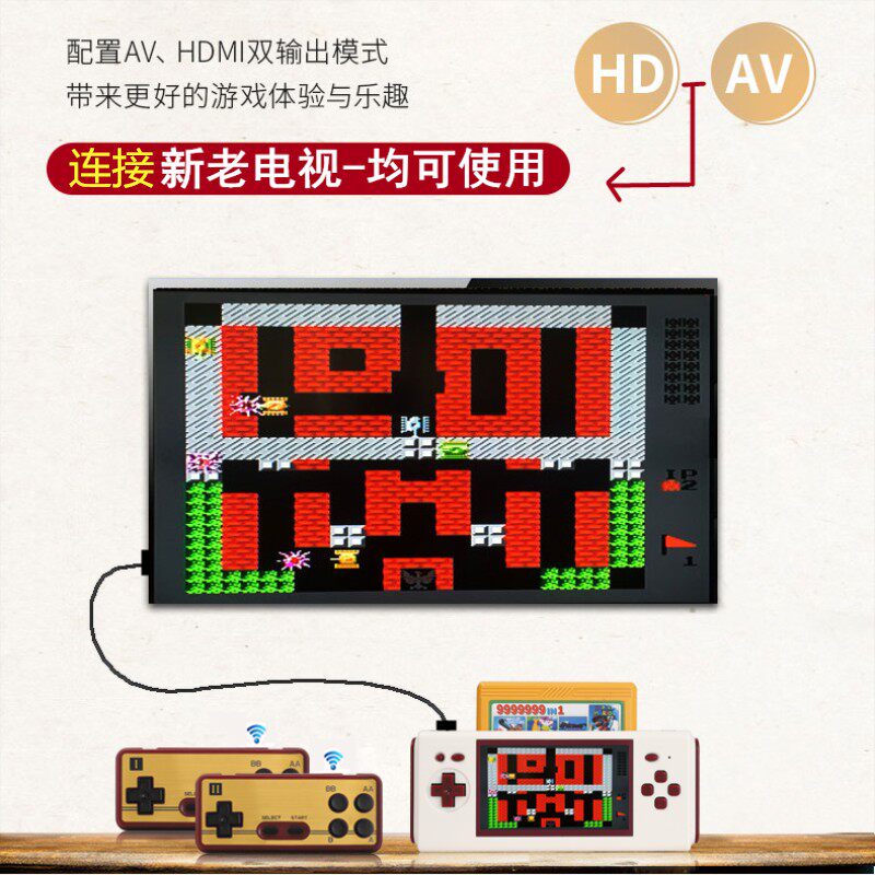 游戏掌插卡童年怀旧款非小霸王老式电视掌上红白