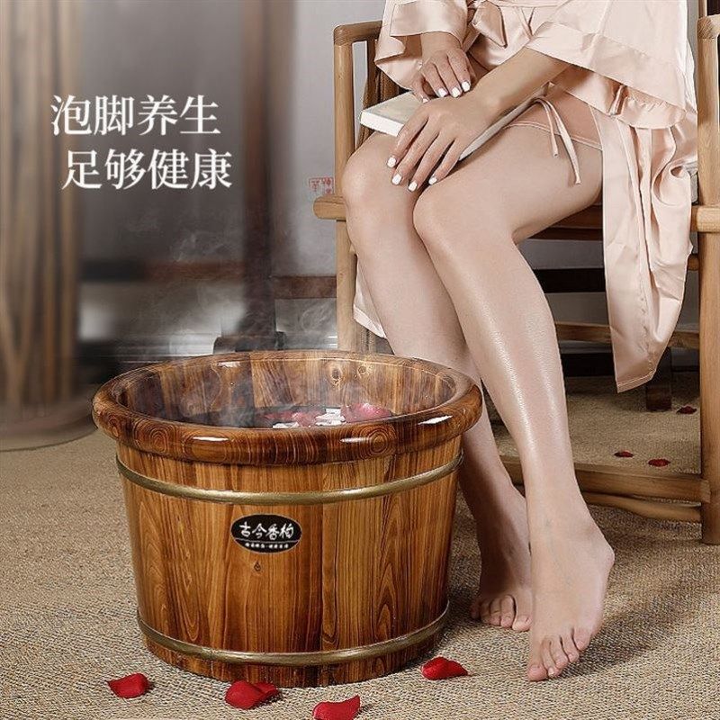 碳化泡脚桶木桶过小腿木质洗脚盆木盆过膝足浴木桶加厚足浴盆家用,商业/办公家具,足浴盆,淘宝优惠券,粉丝福利购,淘宝优惠卷
