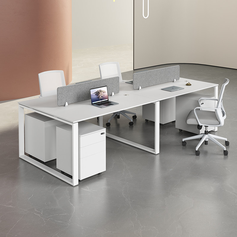 现代办公桌椅办公室职员桌四人位工位桌屏风员工卡座,商业/办公家具,组合/屏风工作位,淘宝优惠券,粉丝福利购,淘宝优惠卷