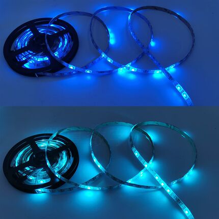 U高亮七彩流星追光跑马声控结婚节日氛围灯装饰LED灯条