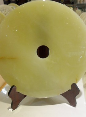 天然玉石平安扣创意家居客厅电视柜玄关酒柜办公室装饰工艺品