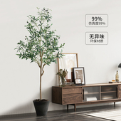 大型仿真绿植橄榄树假室内橱商场落地造景装 饰盆景