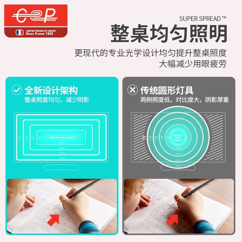 书桌台灯孩子写作业夹式灯插电式儿童大学生工作学习夹子灯