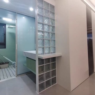 玻璃砖收边条空心水晶砖金属收口压边封边扣条定制