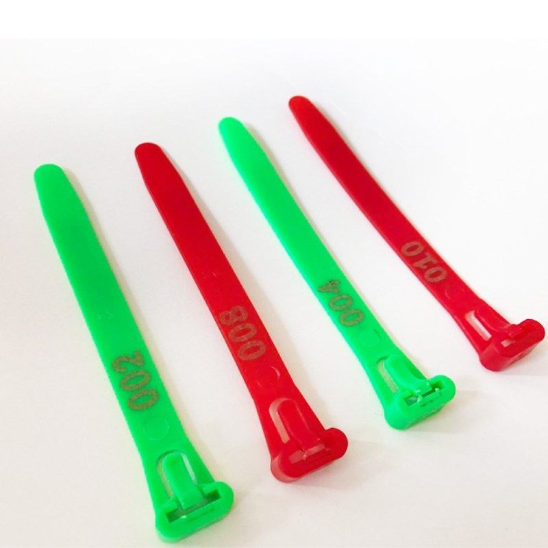 圈卡禽脚环土鸡扎带记不褪色卡圈编号卡圈牢固环佩戴扣带鹅鸭