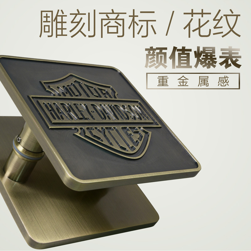 黑色中式现代仿古铜铝合金个性定制玻璃门拉手大门实木门推拉把手