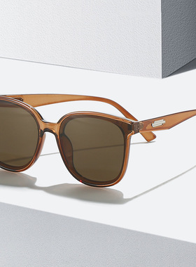 小红书女士韩版时尚方形墨镜UV400驾驶防眩光紫外线太阳镜GM眼镜