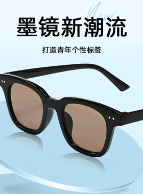 ST1001小红书同款墨镜男复古潮流抖音跨境太阳眼镜女高级感司机镜