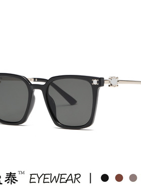 2024新款太阳眼镜女士凯旋门网红复古方形网红同款街拍墨镜