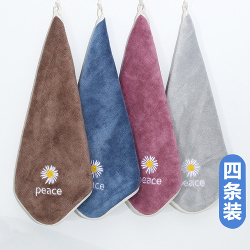 擦手巾挂式厨房可爱毛巾抹布吸水