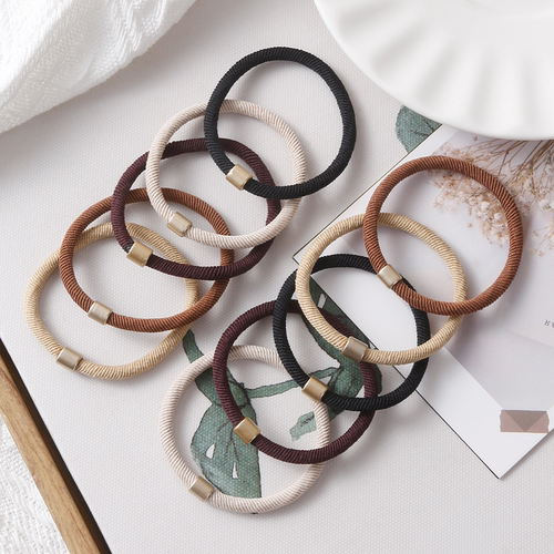 黑色高弹力气质发绳成人