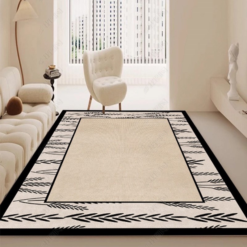 法式复古地毯客厅中古风高级感沙发茶几地垫卧室床边大面积奶油风