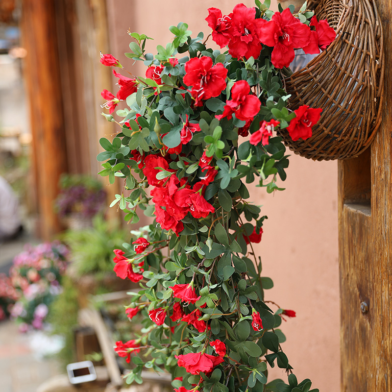 仿真花壁挂花藤蔓假花藤条墙壁绿植室内客厅墙面遮挡装饰塑料植物