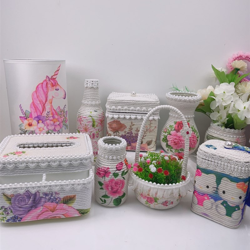 手工DIY变废为宝基础材料包(不是成品)没有工具