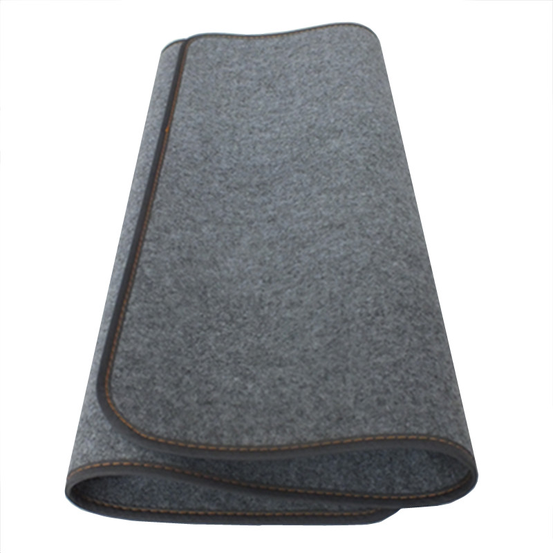 书画毛毡垫布写毛笔字书法羊毛毡子纯灰包边国画绘画学生练习定制