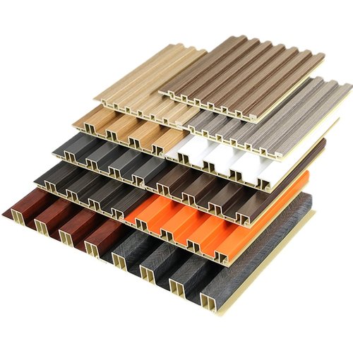 竹木纤维生态木格栅护墙板长城板凹凸形吊顶装饰电视背景墙格栅板