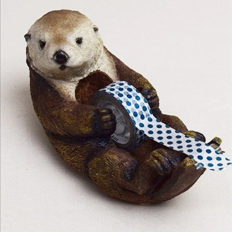 水濑胶带台座创意文具仿真动物水獭胶纸台座胶带切割器,文具电教/文化用品/商务用品,胶带切割器,淘宝优惠券,粉丝福利购,淘宝优惠卷