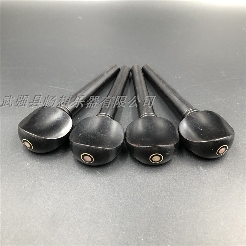 一高档自然/大提琴乌木,琴轴/弦钮,拉弦板,巴黎眼装饰