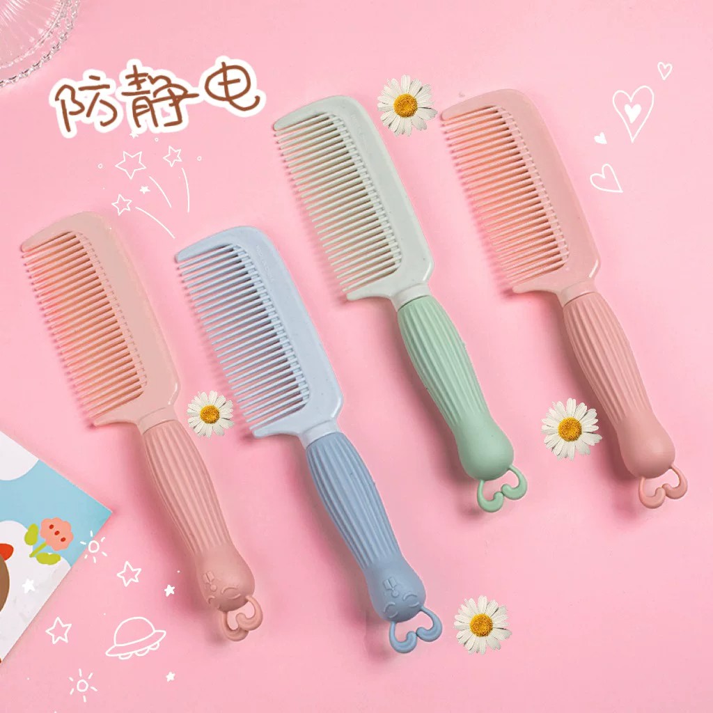卡通梳子软萌兔子韩版少女防静电