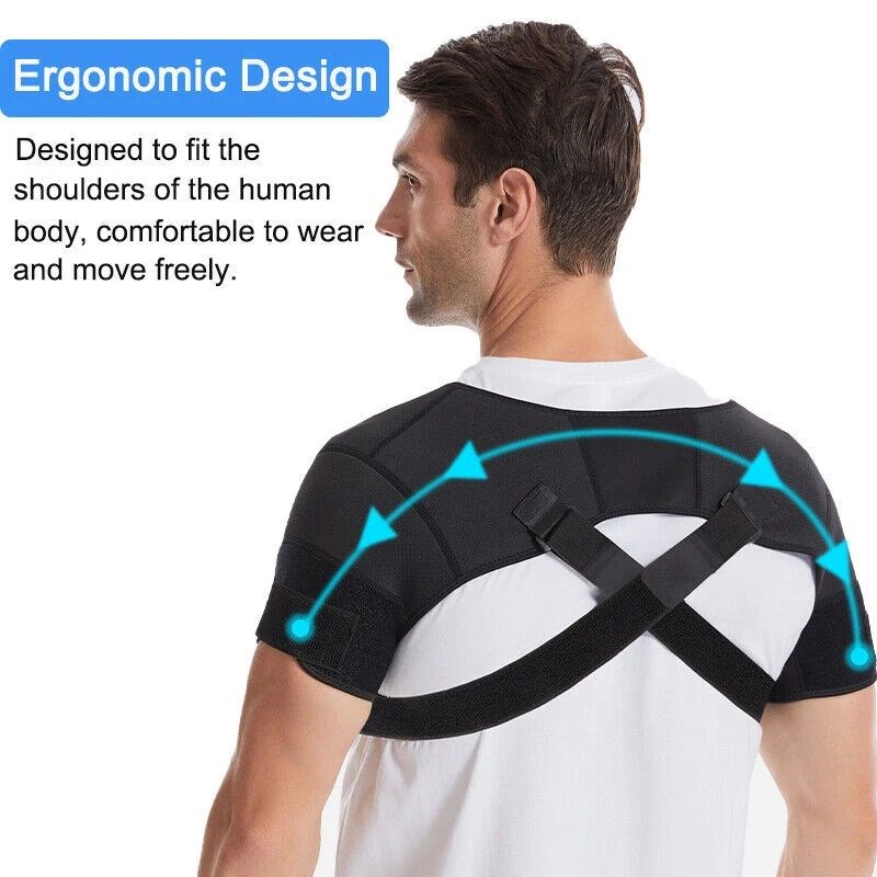 Adjustable Doubleo Shoulder Brace Support Belt Compression S