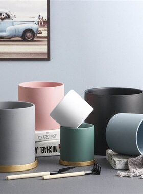 flowerpot ceramic simplve large indoor plant pot with tray