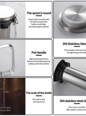 Leeseph eAirtight Cold Brew Iced Coffee Maker and Tea Infuse