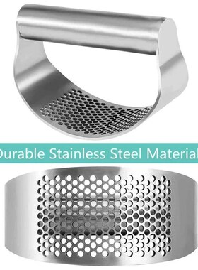 Upgraded Stainless Steel Garlic Press Squeezer MaUnual Garli
