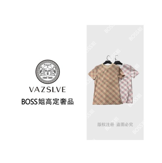 VAZSLVE/原创设计 时尚休闲百搭拼接女款夏季短袖T恤【3603】
