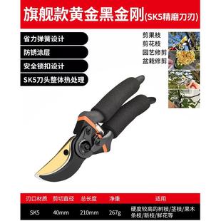 德国精工剪枝剪刀修剪树枝果树专用工具家用园艺花艺粗枝修枝剪子