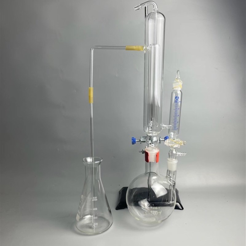 二氧化硫残留测定装置酸碱滴定法蒸馏仪器玻璃充氮蒸馏器新