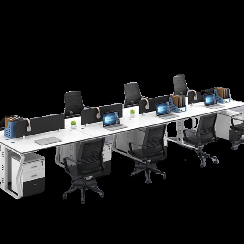 办公桌屏风工作位电脑桌办公室员工职员卡座桌椅天津