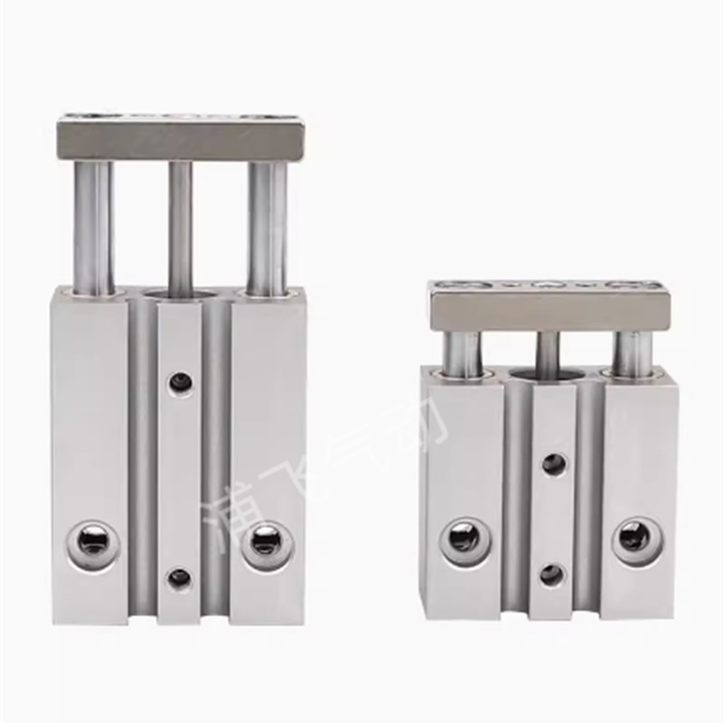 气动三轴三杆气缸TCM6X10 TCM10X5/15 20//30S迷你小型带磁气缸