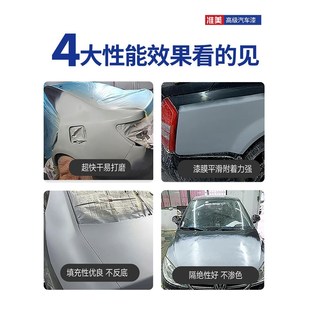 汽车灰底漆1K苏灰士单组分中途底漆钣金喷漆封闭填充白色灰色底漆