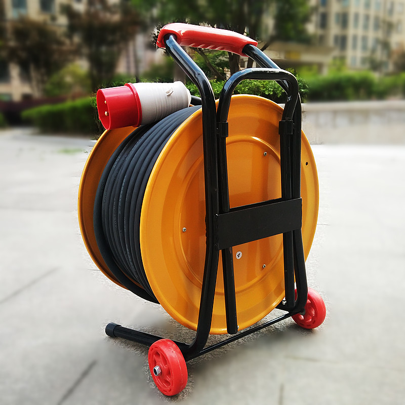 V防雨防爆工业航空插座电缆盘拖线盘延长接线盘收线轴