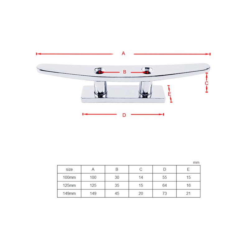 1不锈钢羊角 连体索栓 系缆桩 系船柱 绳拴 游艇船用五金