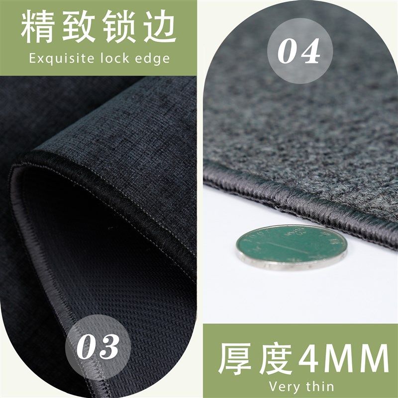 超薄雪尼尔日系入户门口防滑地垫MM卡门耐脏吸水家用定制地毯