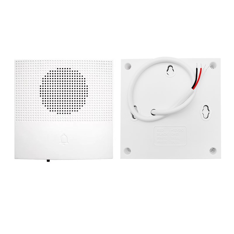 电子门禁门铃12V有线小区门禁楼宇对讲呼叫报警可切换铃声喇叭