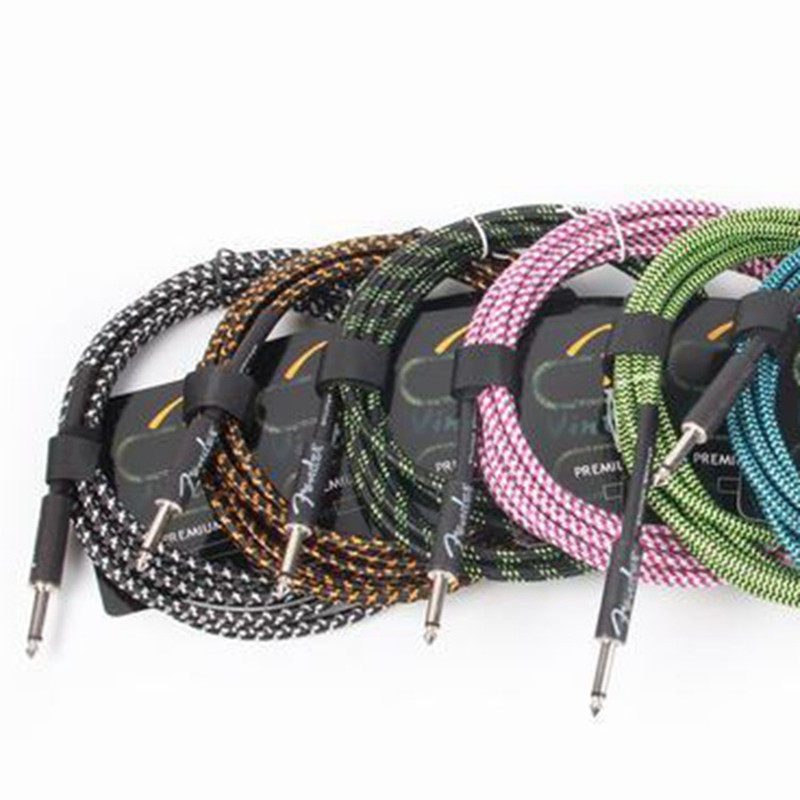 芬达吉他连接线降噪线米米米米电木贝斯音响电箱音频线