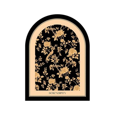 阿尔维娜法式中式中古风入户地垫耐脏防滑高级感玄关地毯皮革垫