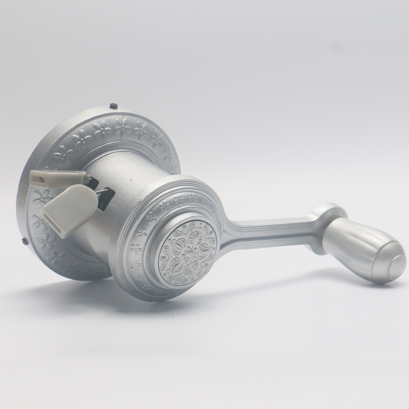 歌华菲晾衣架手摇器阳台升降双杆凉晒通用摇把升降器孔距13.5cm